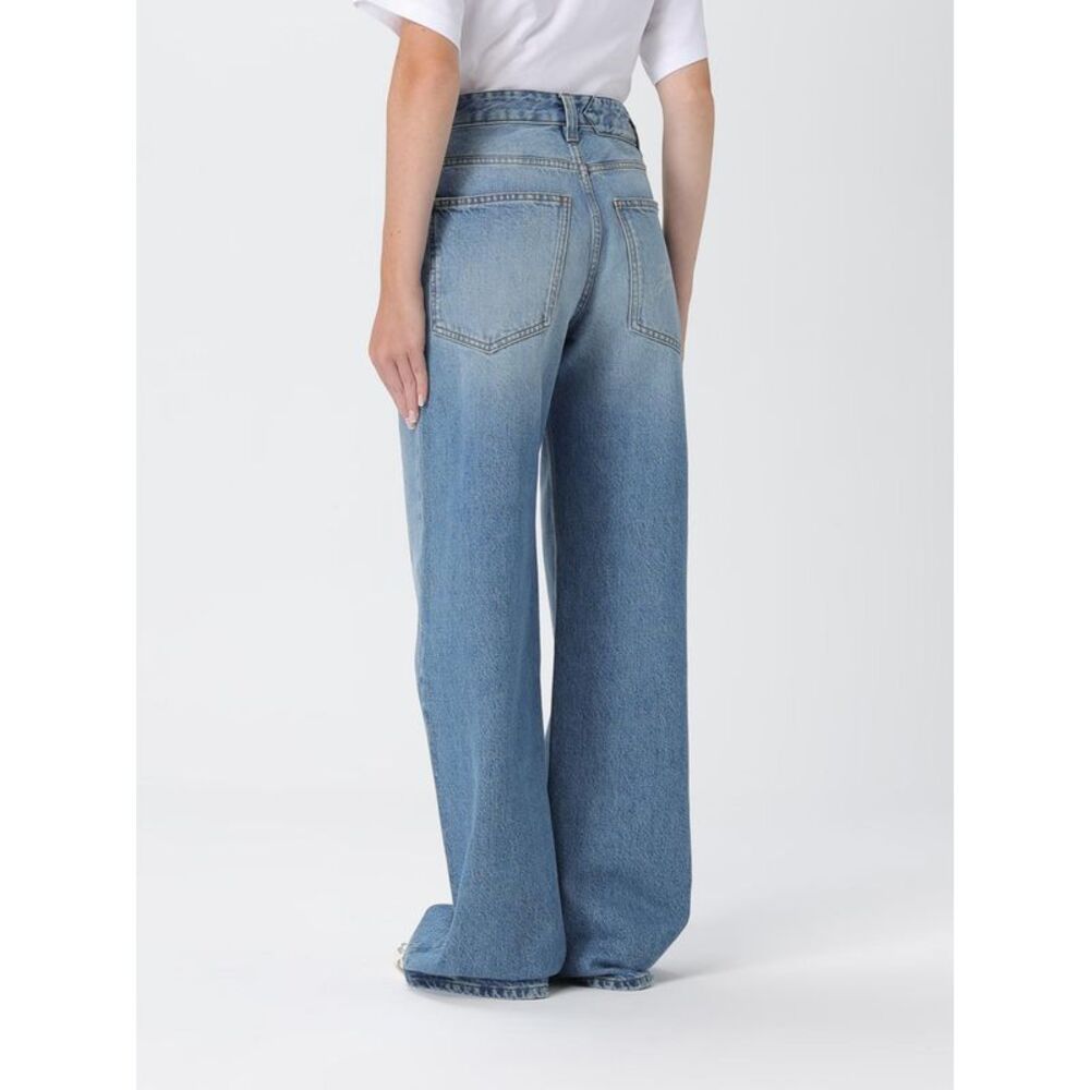 Jacquemus Jeans Woman Gnawed Blue - Picture 2 of 4
